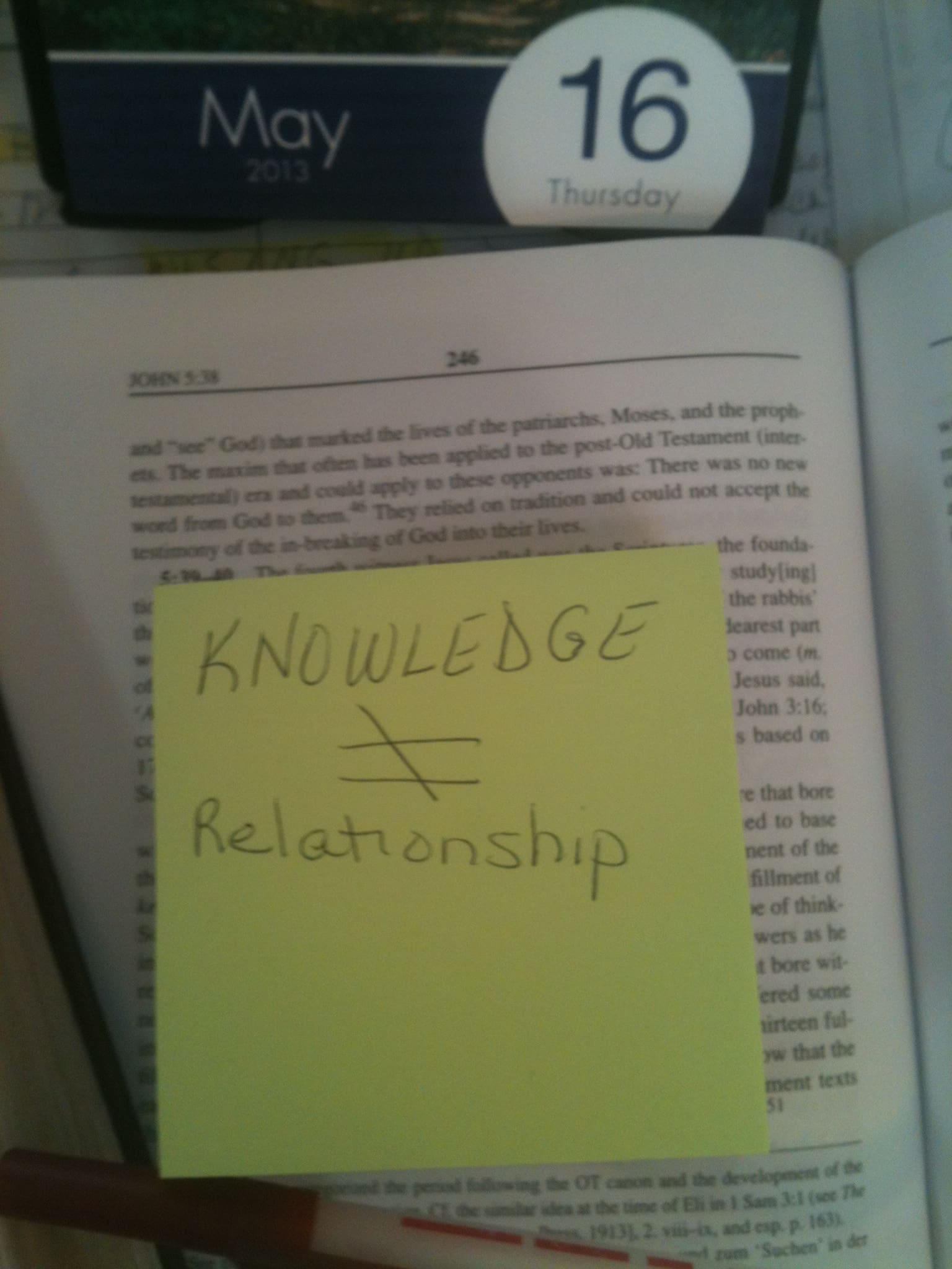 Knowledge â‰  Relationship